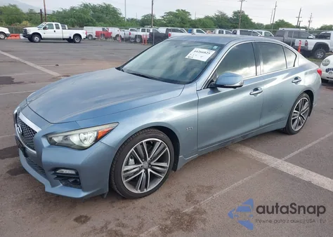 2017 Infiniti Q50 3.0T Sport z USA, uszkodzony, nr VIN JN1EV7AR1HM833911